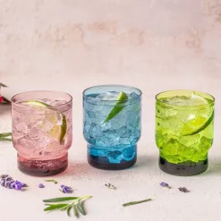 Gobelet forme basse vert verre 22 cl Artic - PRO.MUNDI Sale