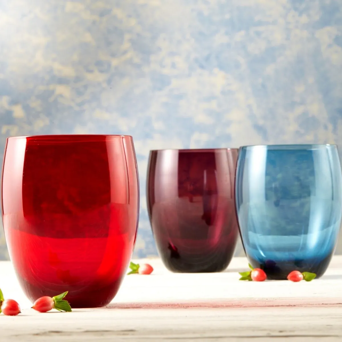 PRO.MUNDI Gobelet forme basse violet verre 30 cl Baya Outlet
