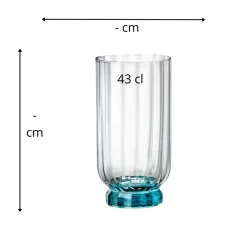 BORMIOLI ROCCO Gobelet forme haute verre 43 cl Florian Clearance