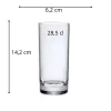 Gobelet forme haute verre 28,5 cl Gina - BORMIOLI ROCCO Clearance