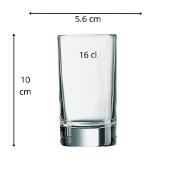 Gobelet forme haute verre 16 cl Islande - ARCOROC Discount