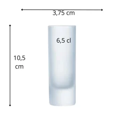 ARCOROC Gobelet forme haute verre 6,5 cl Islande Online