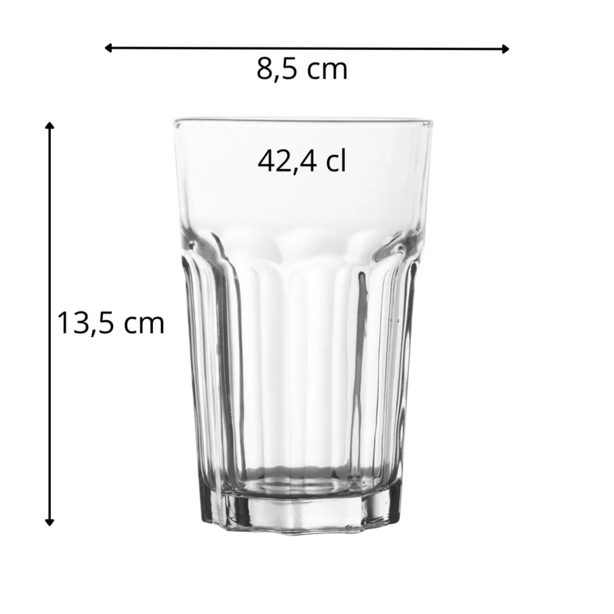 Gobelet forme haute verre 42,4 cl Popsy - PRO.MUNDI
