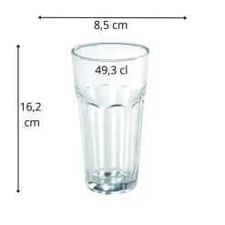 PRO.MUNDI Gobelet forme haute verre 49,3 cl Popsy Discount