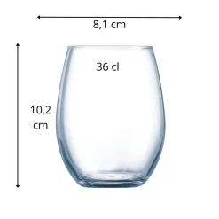 Gobelet forme haute verre cristallin 36 cl Primary - CHEF & SOMMELIER Online