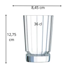 CRISTAL D'ARQUES Gobelet forme haute verre cristallin 36 cl Macassar Sale