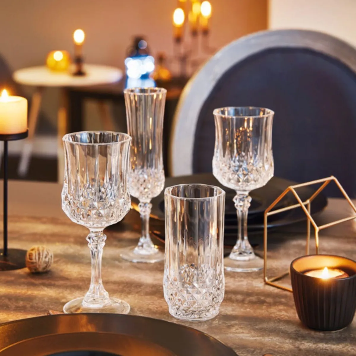 Gobelet forme haute verre cristallin 36 cl Longchamp - CRISTAL D'ARQUES Clearance