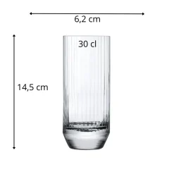 NUDE Gobelet forme haute verre cristallin 30 cl Big Top Clearance
