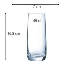 Gobelet forme haute verre cristallin 45 cl Vigne - CHEF & SOMMELIER Clearance