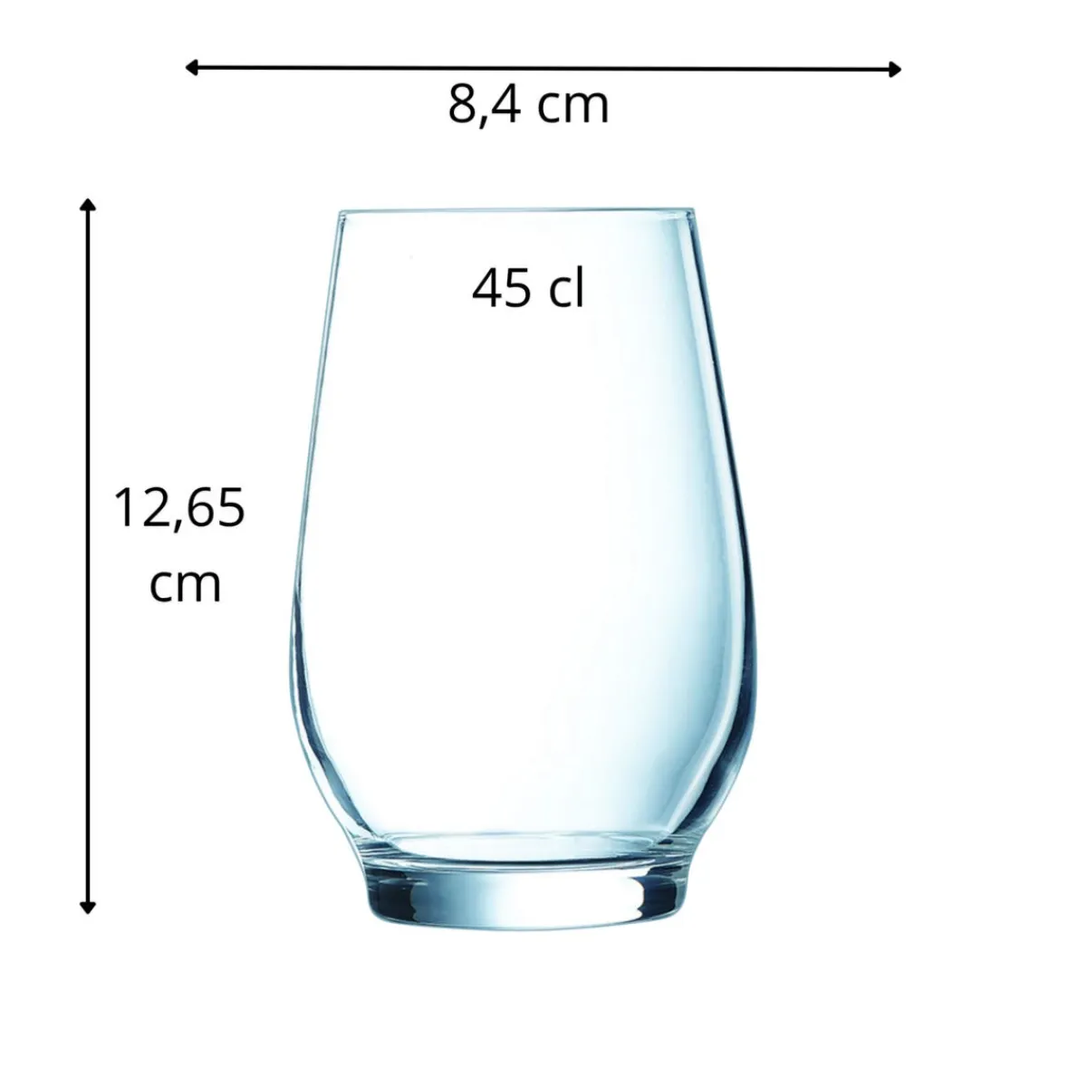 CHEF & SOMMELIER Gobelet forme haute verre cristallin 45 cl Absoluty Outlet