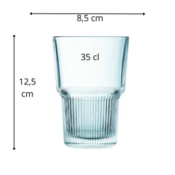ARCOROC Gobelet forme haute verre trempé 35 cl Starline Outlet
