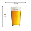 Gobelet forme haute verre trempé 47 cl Conique - ARCOROC New