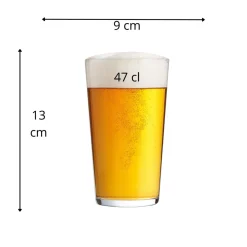 Gobelet forme haute verre trempé 47 cl Conique - ARCOROC New