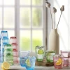 BORMIOLI ROCCO Gobelet forme haute vert verre trempé 38 cl Barshine Sale