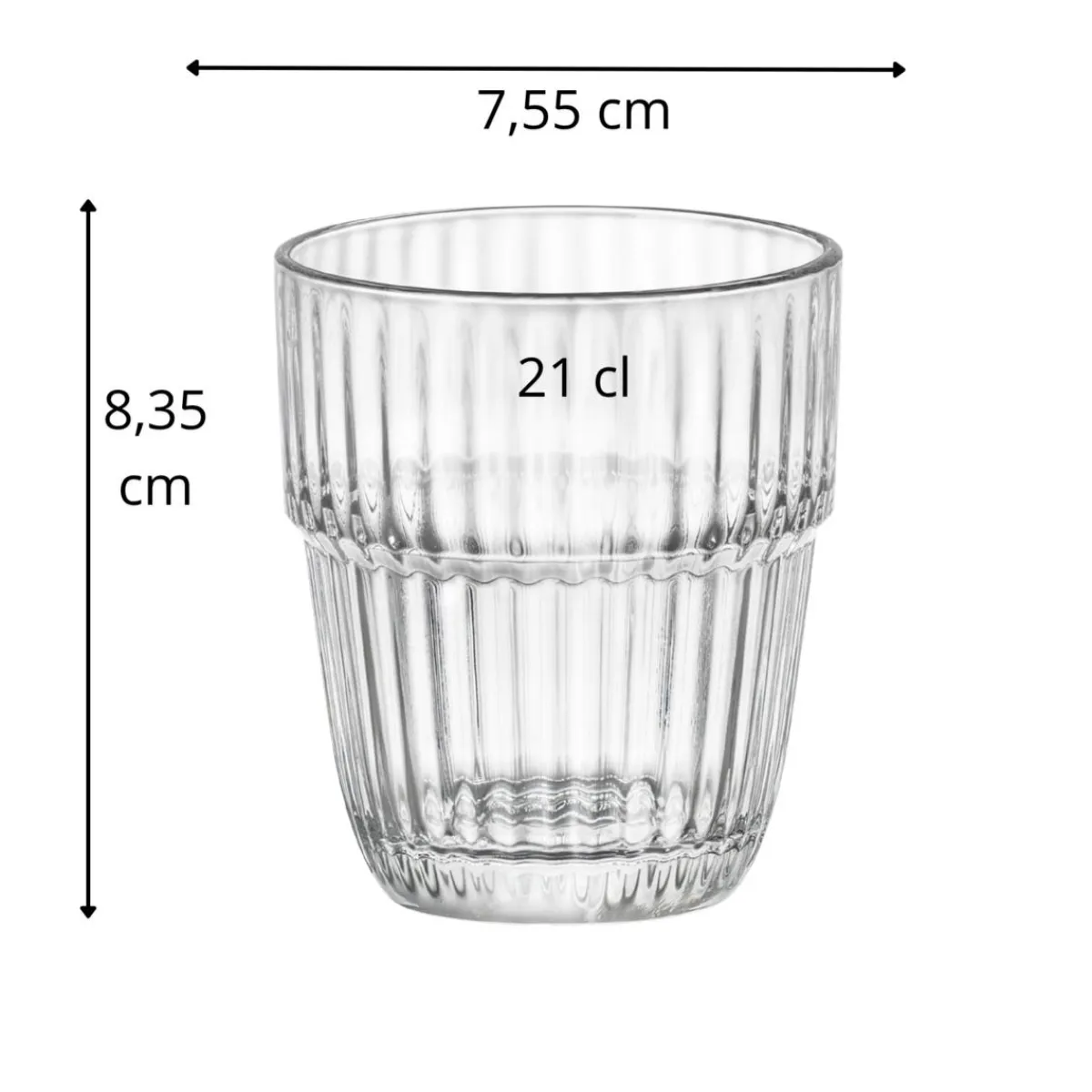 Gobelet juice verre trempé 21 cl Barshine - BORMIOLI ROCCO Hot