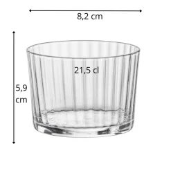 Gobelet rhum verre cristallin 21,5 cl Exclusiva - BORMIOLI ROCCO Sale