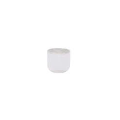 PRO.MUNDI Gobelet rond Beige rosé grès émaillé 9 cl Ø 6,2 cm Pearl Discount