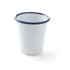 HENDI Gobelet rond blanc acier émaillé 40 cl