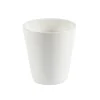 Gobelet rond blanc grès émaillé 20 cl Ø 8,5 cm Prismo - PRO.MUNDI Outlet