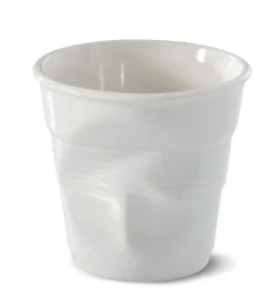 REVOL Gobelet rond blanc porcelaine culinaire 18 cl Ø 8,5 cm Froisse Hot