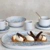 ACCOLADE Gobelet rond bleu grès émaillé 9 cl Ø 5,5 cm Ice Discount