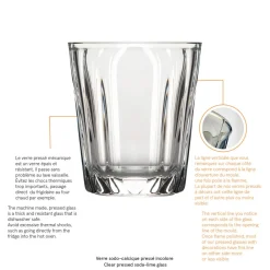 LA ROCHERE Gobelet rond Cobalt verre 28 cl Onde Discount