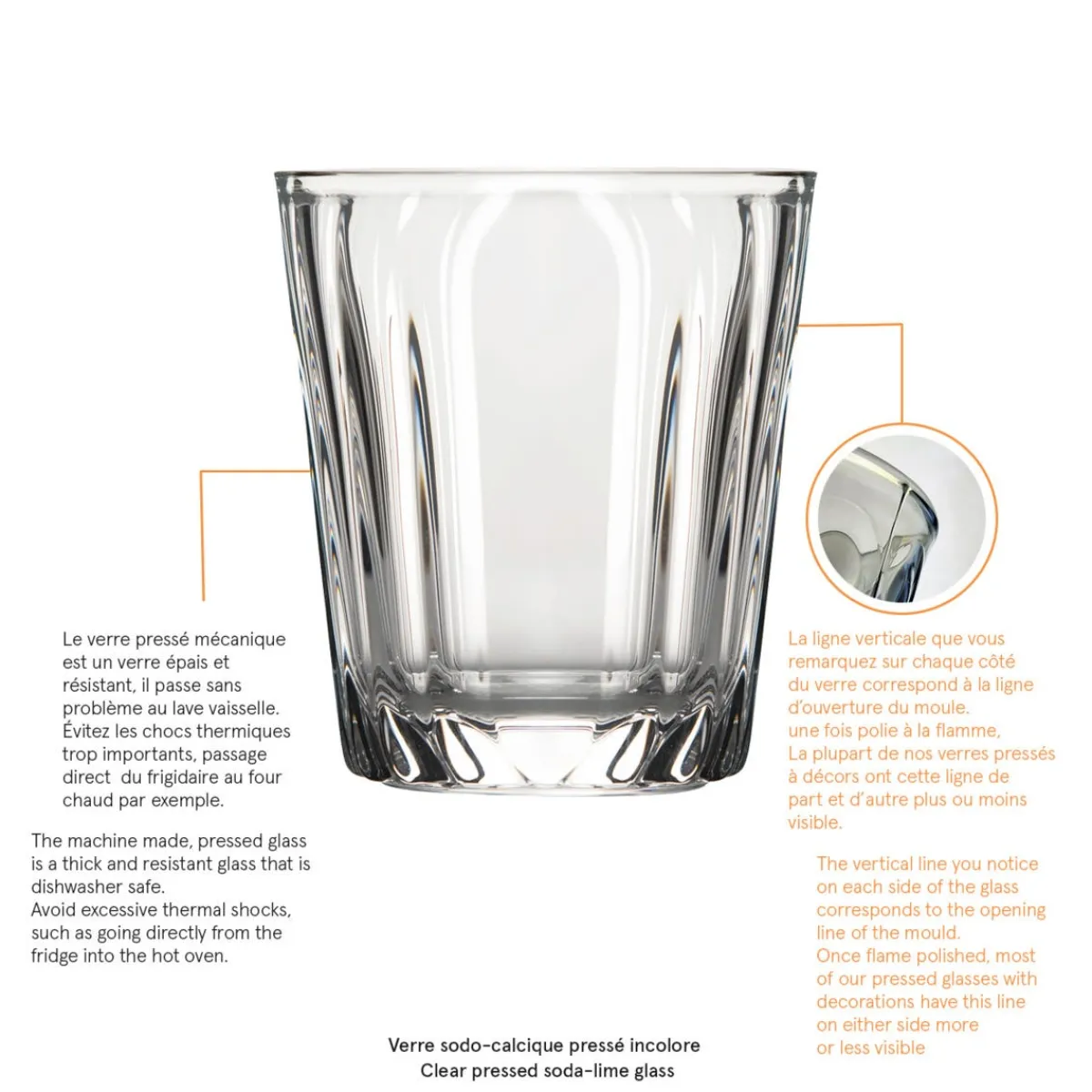 LA ROCHERE Gobelet rond Cobalt verre 28 cl Onde Discount