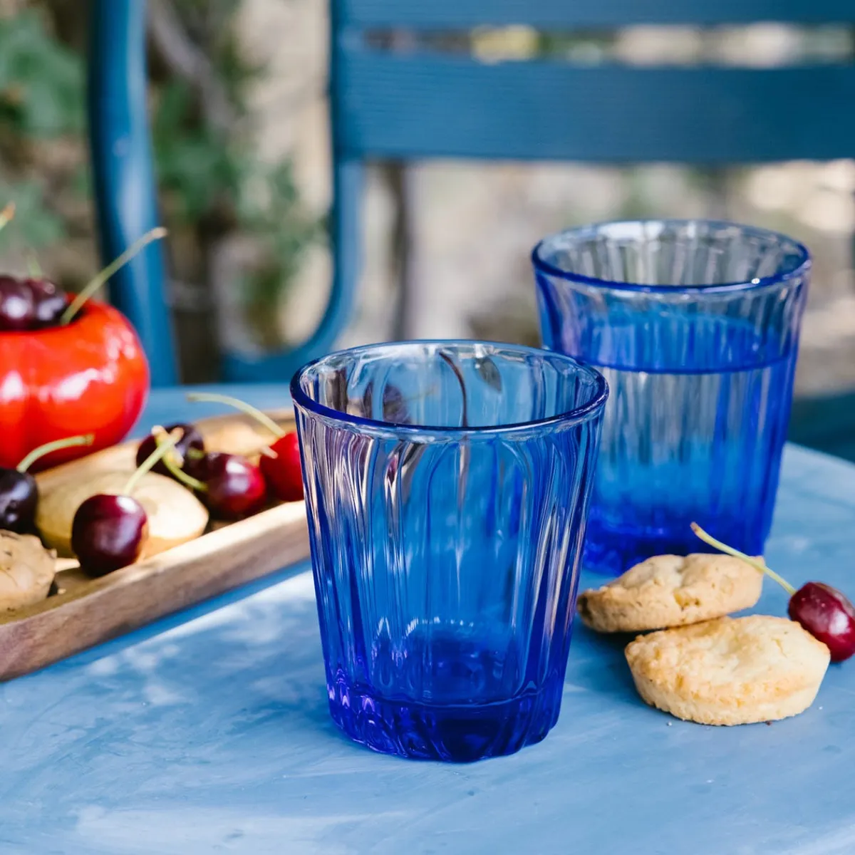 LA ROCHERE Gobelet rond Cobalt verre 28 cl Onde Discount