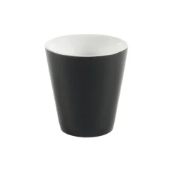 Gobelet rond noir grès émaillé 20 cl Ø 8,5 cm Prismo - PRO.MUNDI Discount
