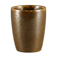Gobelet à thé bronze porcelaine vitrifiée 23 cl Ø 7,3 cm stone Ease - RAK Clearance