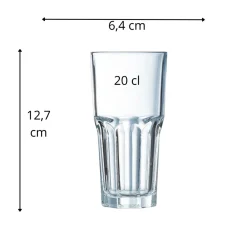 ARCOROC Gobelet tubo verre trempé 20 cl Granity Sale