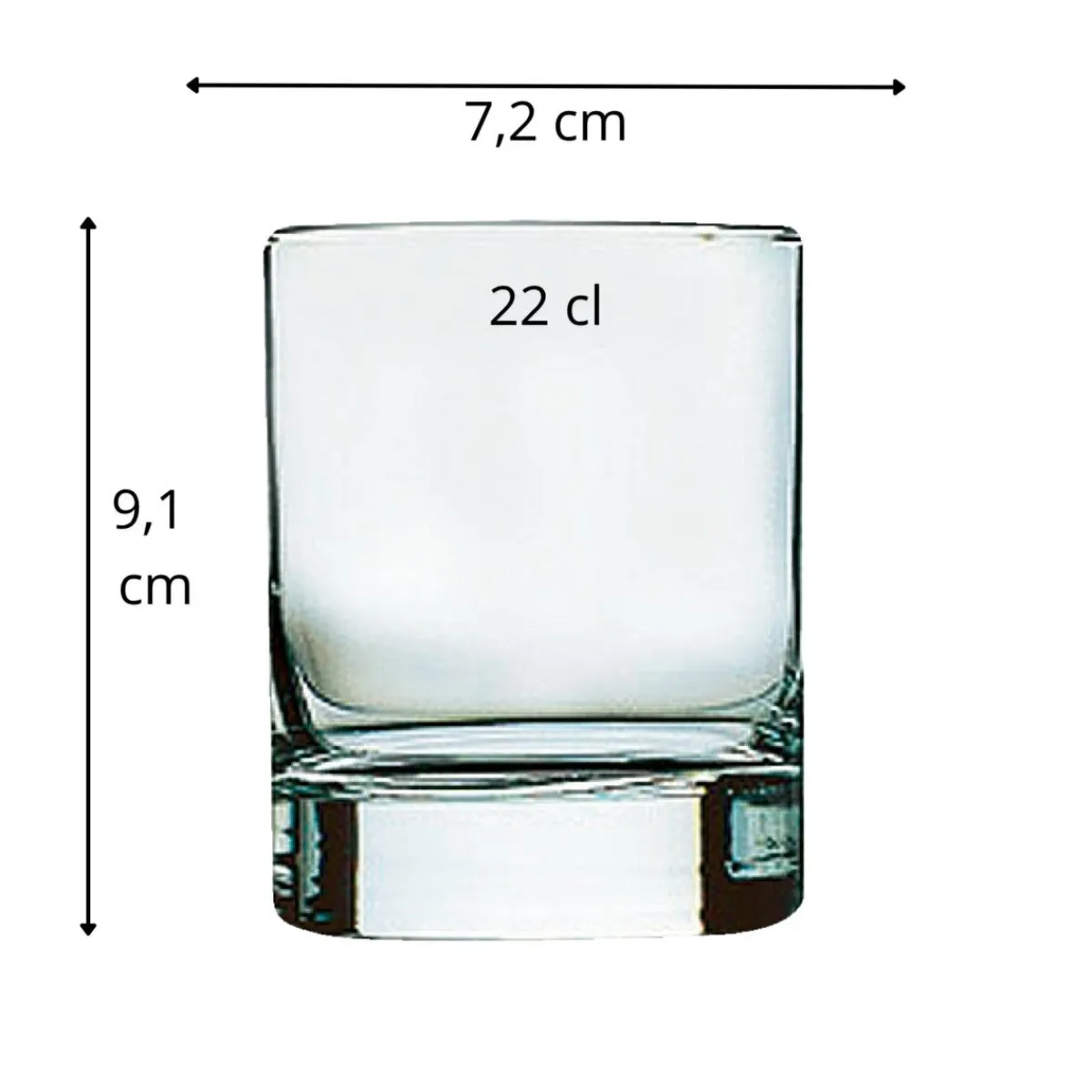 BORMIOLI ROCCO Gobelet verre 22 cl Gina Sale