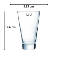 ARCOROC Gobelet verre 42 cl Shetland New
