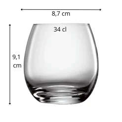 LUIGI BORMIOLI Gobelet verre cristallin 34 cl Ametista Sale