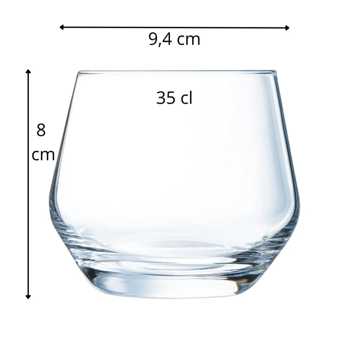 Gobelet verre cristallin 35 cl Lima - CHEF & SOMMELIER New