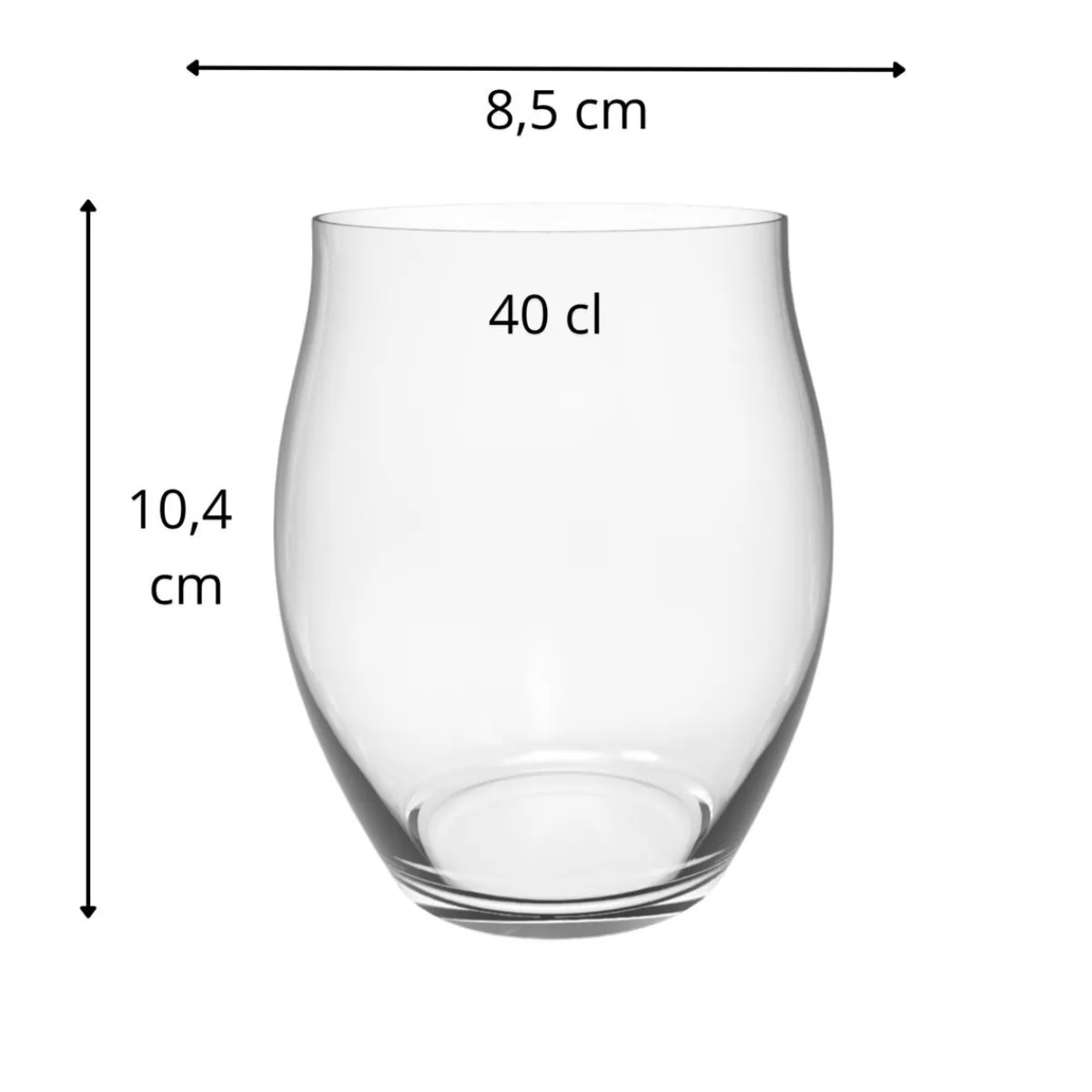 CHEF & SOMMELIER Gobelet verre cristallin 40 cl Macaron Hot