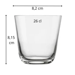 Gobelet verre cristallin 26 cl Savage - NUDE Outlet