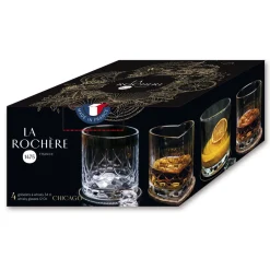 Gobelet verre pressé 34 cl Chicago - LA ROCHERE Sale