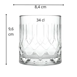 Gobelet verre pressé 34 cl Chicago - LA ROCHERE Sale