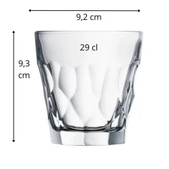 Gobelet verre pressé 29 cl Silex - LA ROCHERE Best