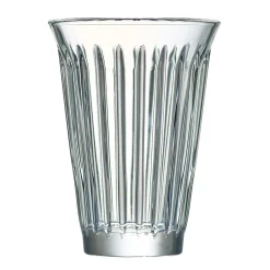LA ROCHERE Gobelet verre pressé 36 cl Zinc Discount