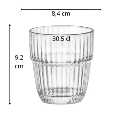 BORMIOLI ROCCO Gobelet verre trempé 30,5 cl Barshine Outlet