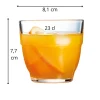 Gobelet verre trempé 23 cl Forum - ARCOROC New