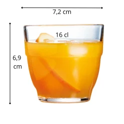 Gobelet verre trempé 16 cl Forum - ARCOROC Discount