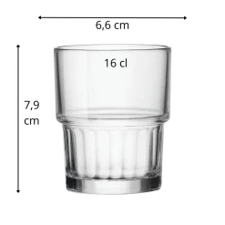 BORMIOLI ROCCO Gobelet verre trempé 16 cl Lyon Discount