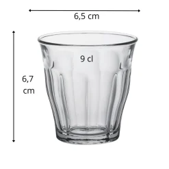 DURALEX Gobelet verre trempé 9 cl Picardie Outlet