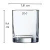 ARCOROC Gobelet verre trempé 32 cl Princesa Hot