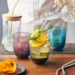 LA ROCHERE Gobelet vert verre pressé 26 cl Ouessant Hot