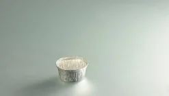 Aucune Godet rond gris aluminium Ø 8,5 cm 12,5 cl (100 pièces) Discount