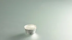 Aucune Godet rond gris aluminium Ø 8 cm 11 cl (100 pièces) New